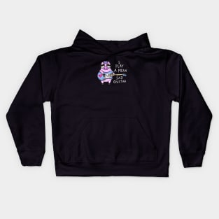 I Play A Mean Sad Guitar Kids Hoodie